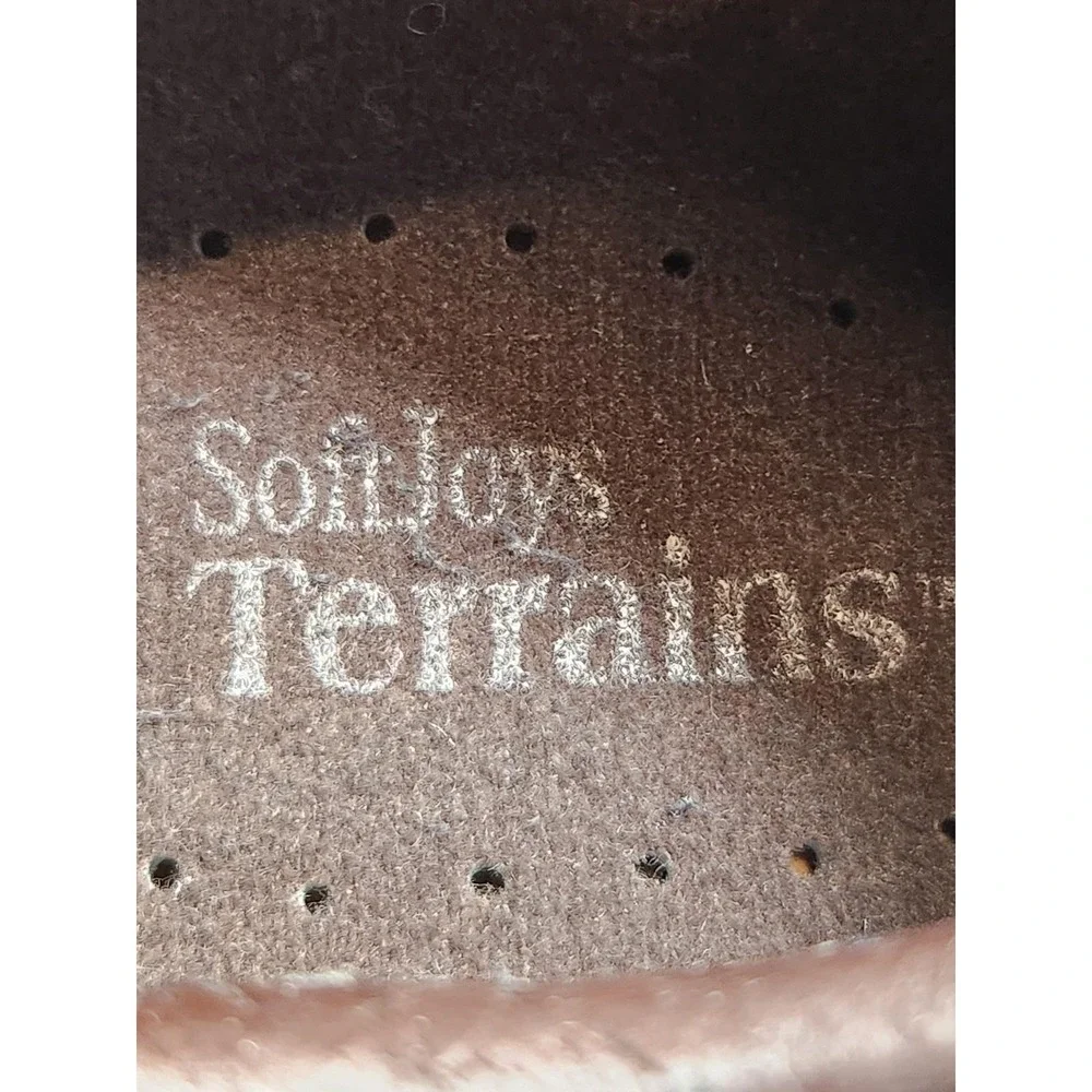 FootJoy SoftJoys‎ Terrains Shoes Mens Size 11.5 Brown Leather Golf Spikes 57635